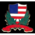 UNITED STATES FLAG LAUREL PIN